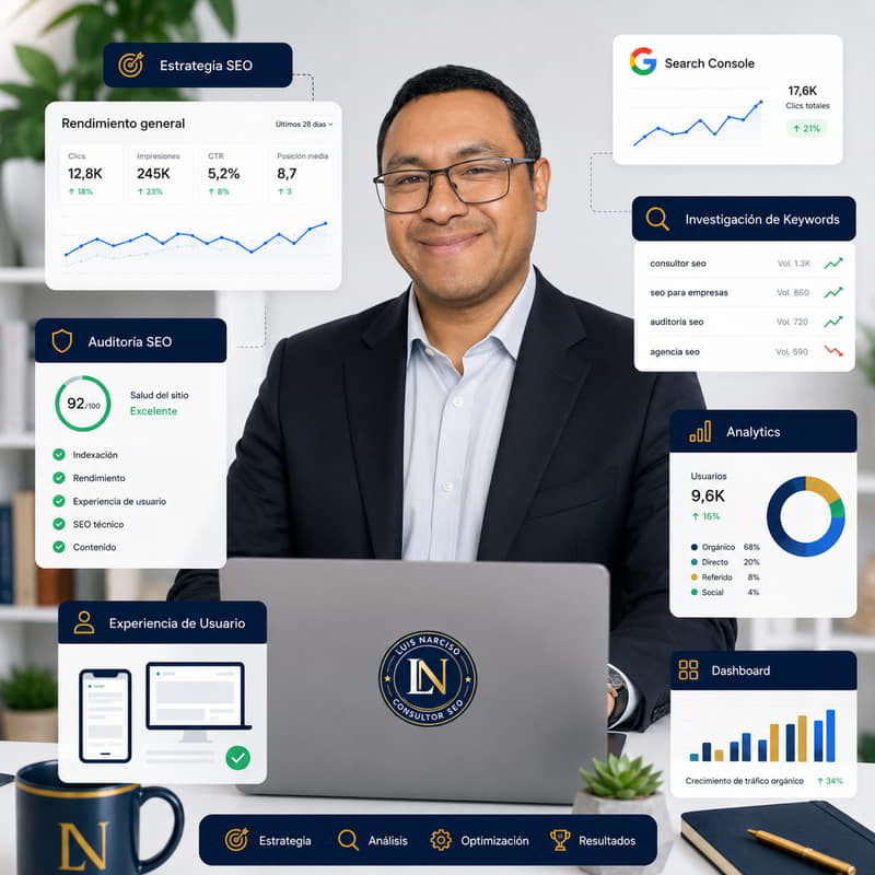 Luis Narciso consultor SEO en Lima y Perú